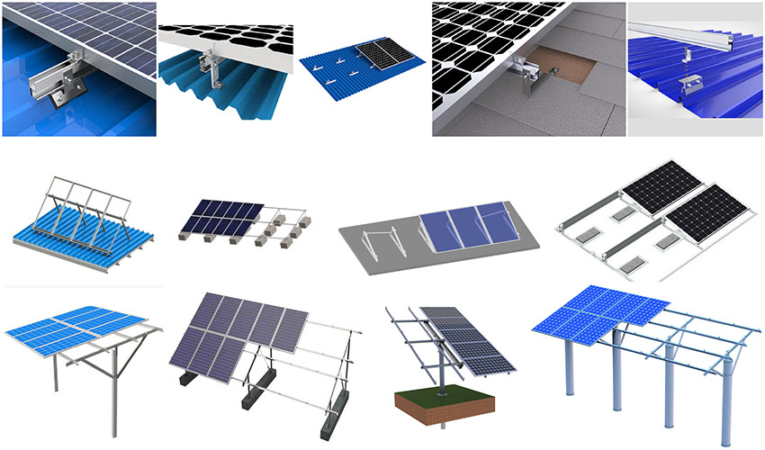 مصنع نظام تركيب الطاقة الشمسية الصين