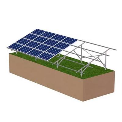 أقواس أرضية من الألومنيوم الكهروضوئي لتركيب الألواح الشمسية
