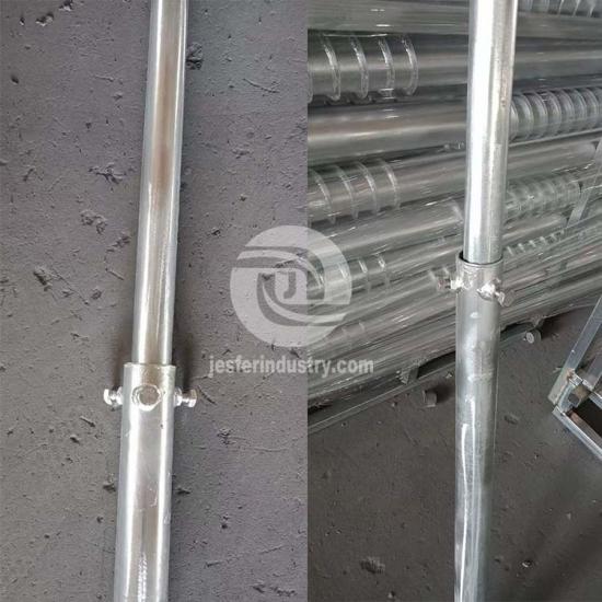 galvanized fence post anchors