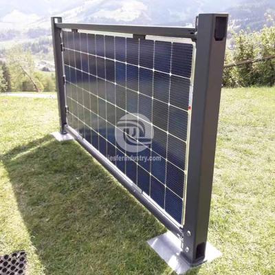 photovoltaic wall fence stand